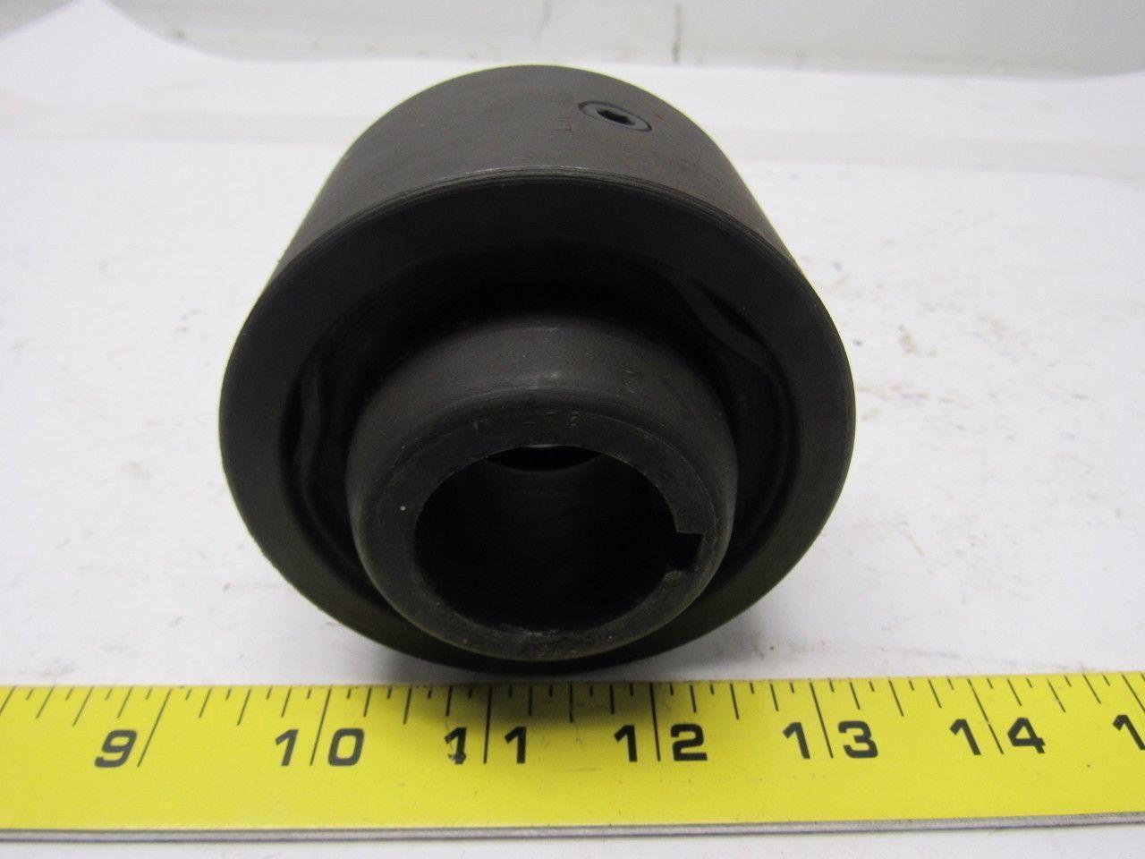 Sier-Bath Model 7/8 Continuous Sleeve Flexible Gear Coupling 1-1/4" Bore Used