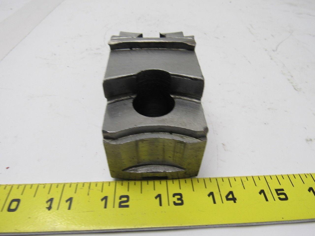 Cushman 0 05-201454 Lathe Chuck Top Jaws Pointed 4-3/8" X 2" X 1-3/4" Lot Of 3