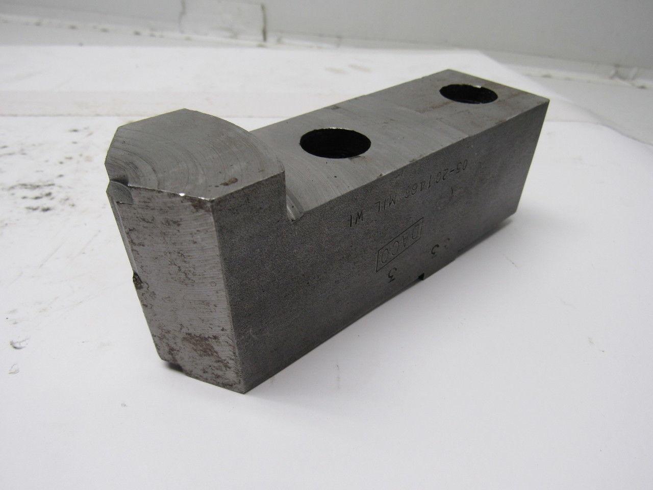 Daco 05-201466 Lathe Chuck Top Jaws 5-3/4" X 2-3/8" X 1-3/4" Lot Of 3
