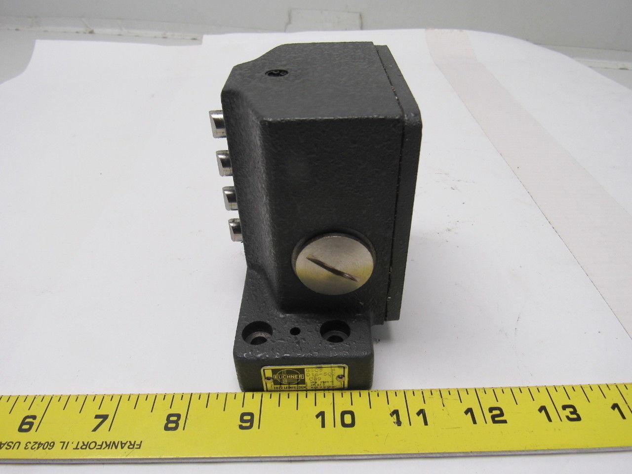 Euchner D-16-502C49/1 GSCS 4 Chisel Plunger Precision Limit Switch 10A 250V~