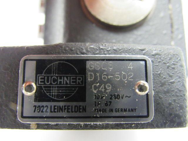 Euchner D-16-502C49/1 GSCS 4 Chisel Plunger Precision Limit Switch 10A 250V~