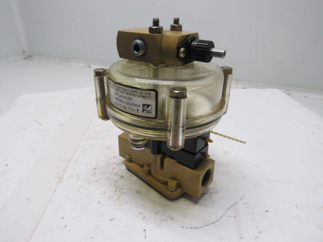 Master Pneumatic A6404 Single Point Lubricator 1/2" NPT Ports