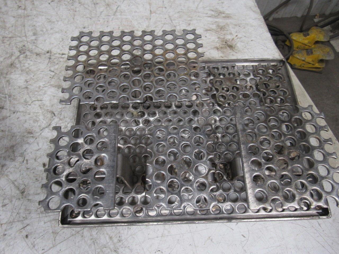 14-1/2" X 11" Stainless Steel Solvent Dip Wash Basket With Compartments & Lid