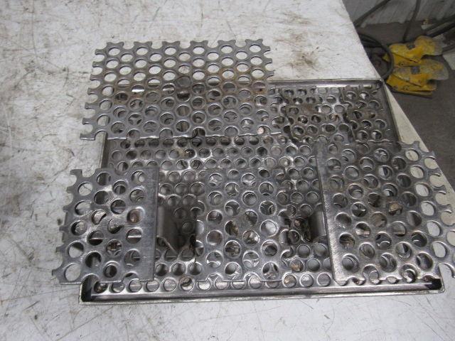 14-1/2" X 11" Stainless Steel Solvent Dip Wash Basket With Compartments & Lid