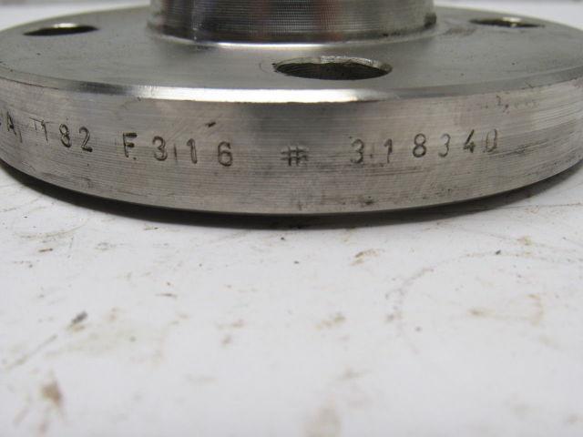 1-1/2" 150 B16 S-89 SA 182 F316 #318340 Stainless Steel Flange