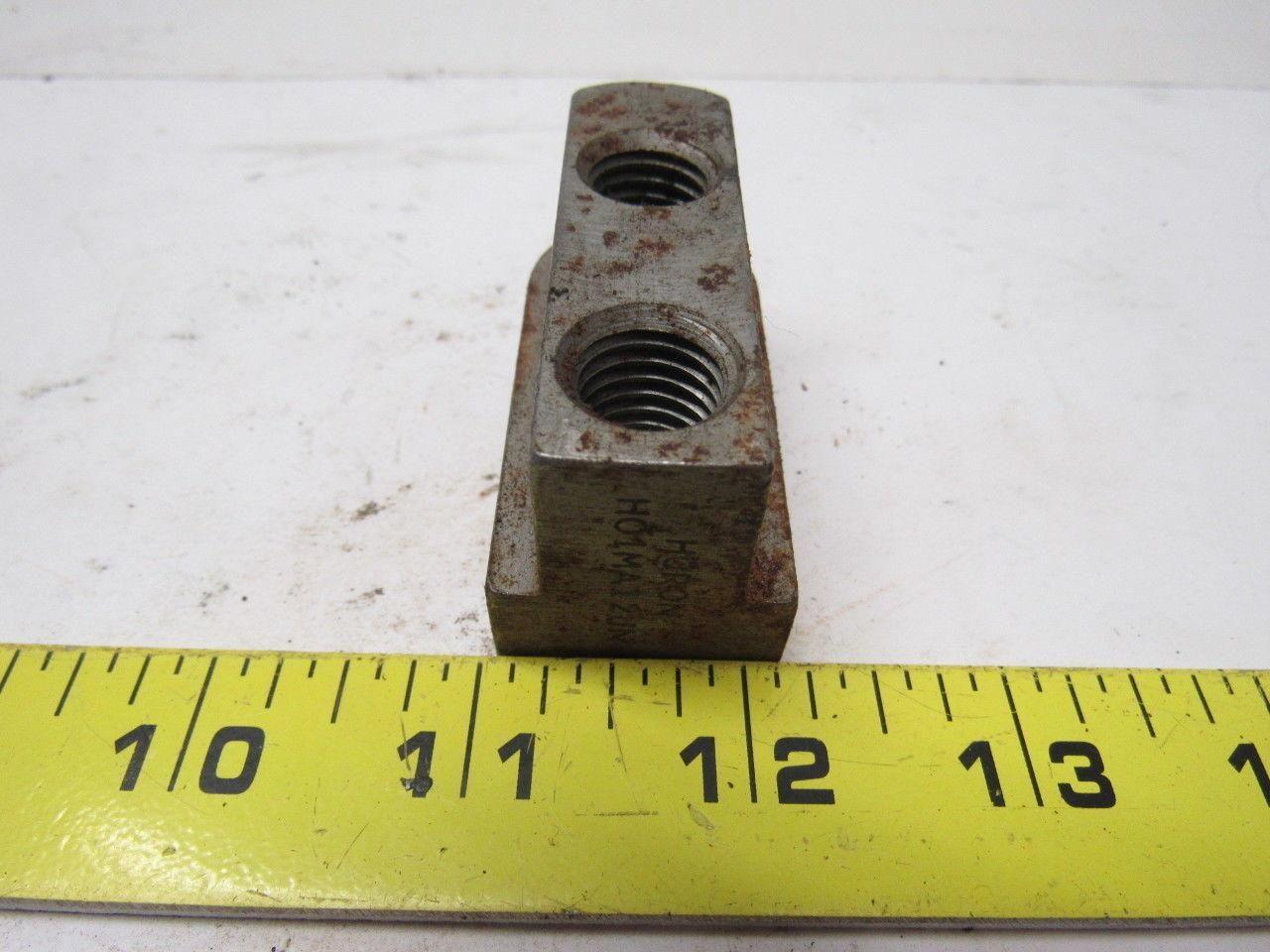 Huron HO1MA12JN Lathe Chuck Jaw Nut 2-1/2" X 1-1/4" X 1-1/8" Lot of 3