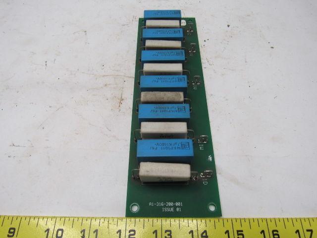 Siemens A1-116-100-502 SIMOREG 6RA24 DC Drive Snubber Board 4-Quad Only