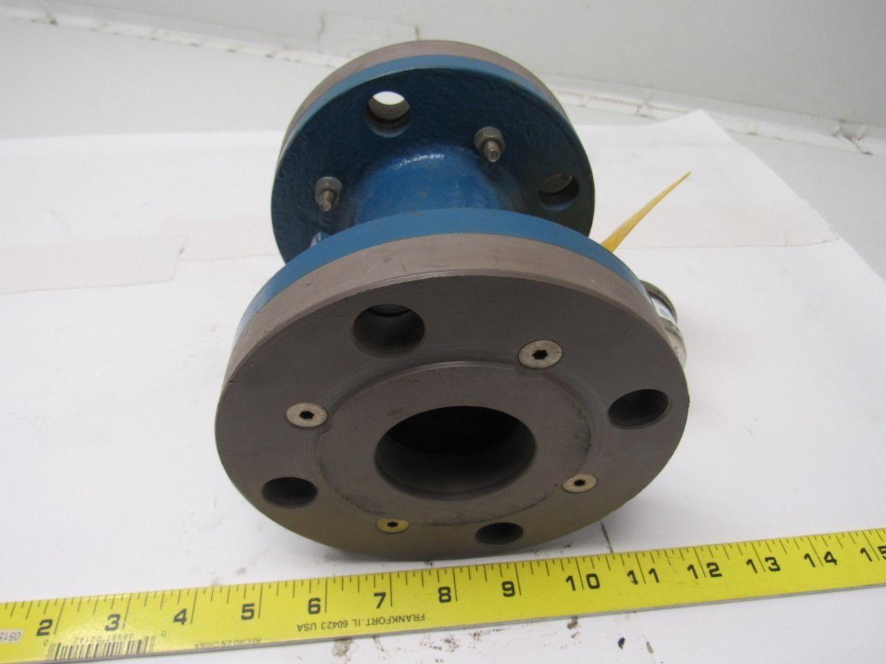 Ronningen Petter 6" Flange Bladder Coupling 0-200 PSI 3-1/2" Hole Centers