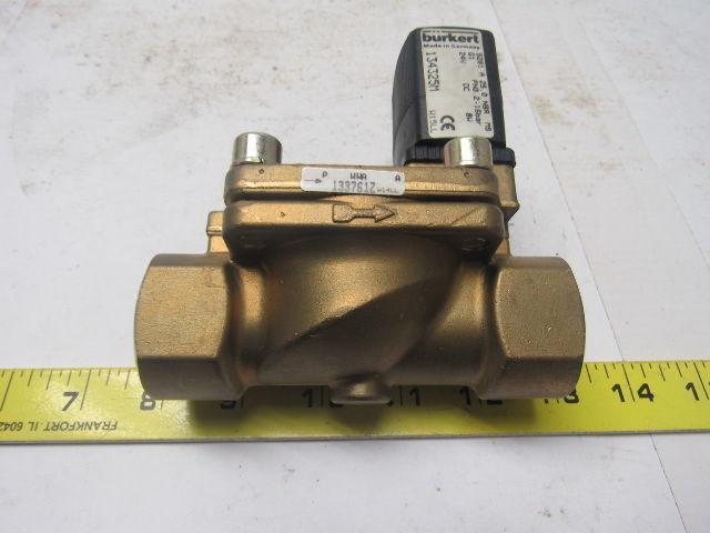 Burkert 5281 A 25 2/2-way Solenoid Valve W/Servo-Diaphragm