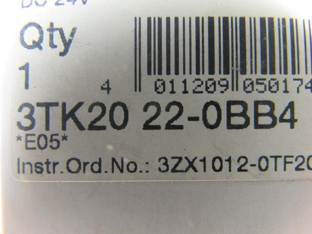 Siemens 3TK20 22-0BB4 Contactor AC-1:16A 400V 2NO+2NC 24VDC