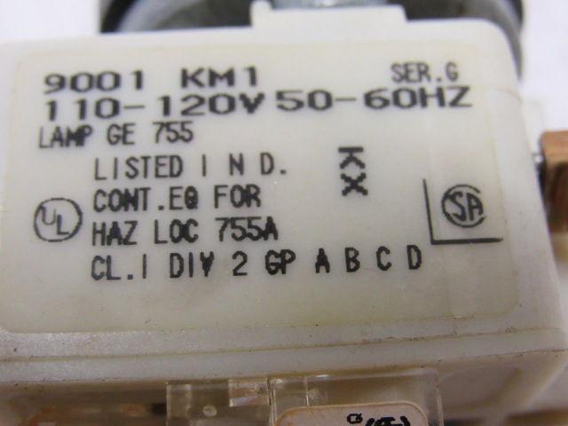 Square D 9001K12J1GH5 Illuminated Selector Switch Green