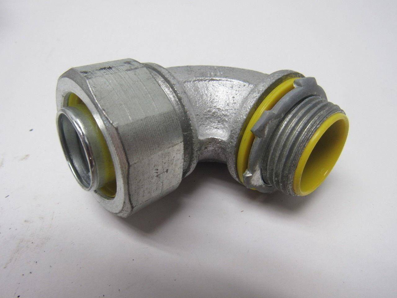 Crouse Hinds Co LBT1009 1" 90° Male Flexible Conduit Connector Box of 10