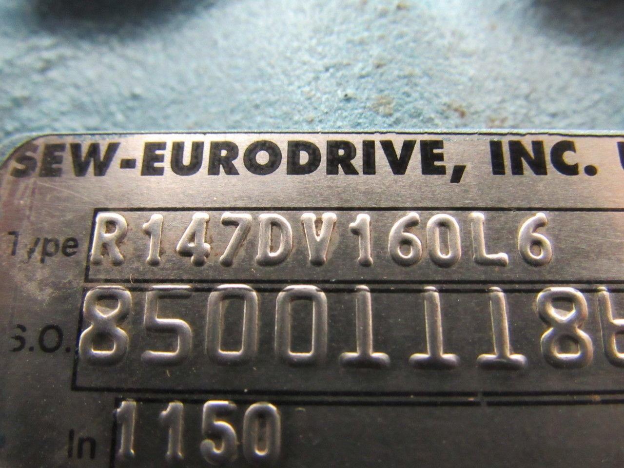 Sew-Eurodrive Helical Gearmotor Reducer 83:1 15 HP 3PH 230/460V 14RPM Output