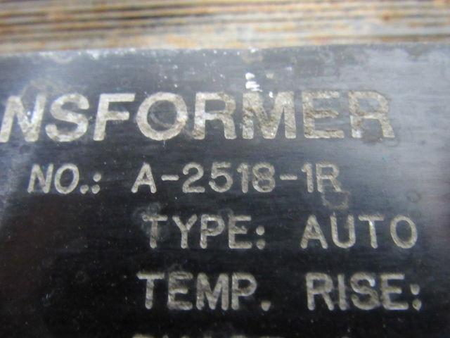 Hunterdon A-2518-1R Air Cooled 400 Kva Dry Type Auto Transformer 1PH