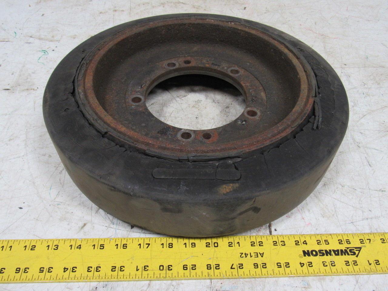 16 X 4 x 11-1/4 Forklift Tire Wheel 7-1/2" Center Hole 5 Bolt Lot of 2