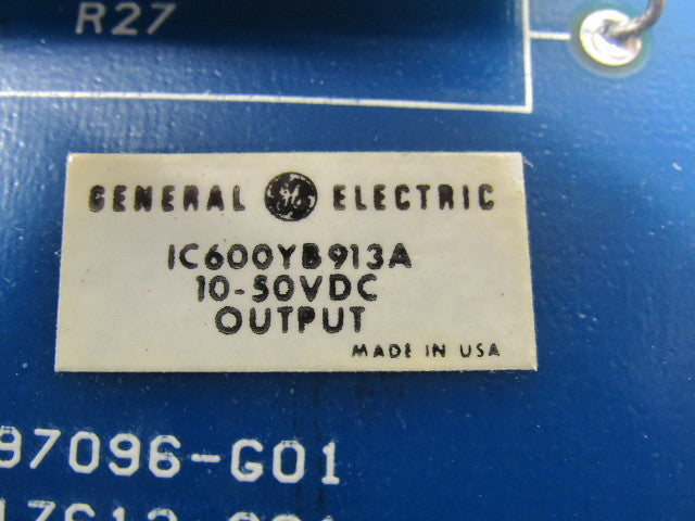 GE Fanuc IC600YB913A Series Six 10-50VDC Output Source Module Card