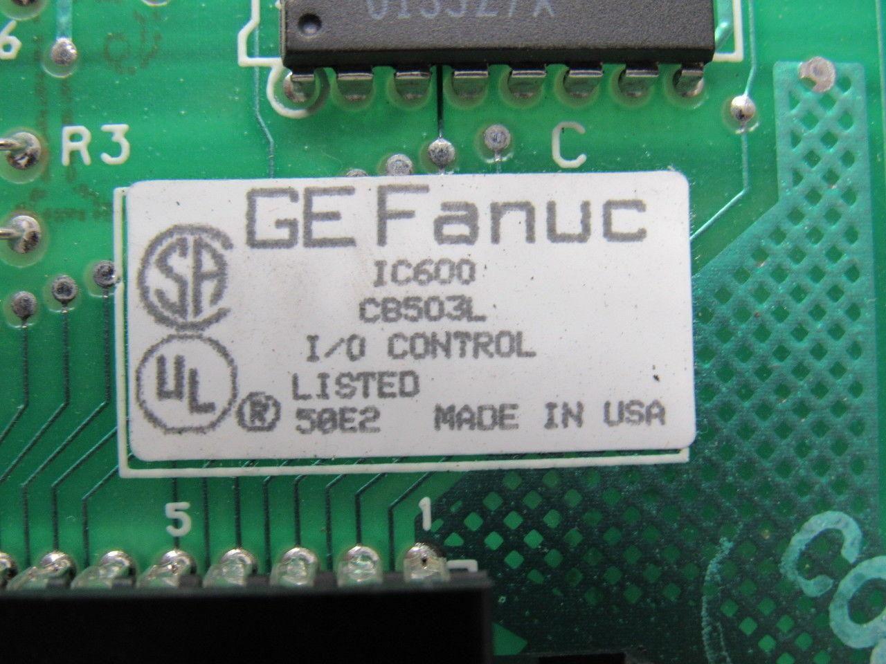 GE Fanuc IC600CB503L Series 6 Local I/O Control Module Remanufactured & Tested