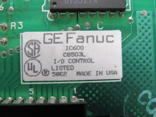 GE Fanuc IC600CB503L Series 6 Local I/O Control Module Remanufactured & Tested