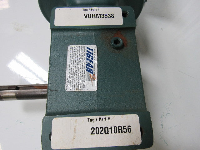 Baldor Tigear VUHM3538/202Q10R56 .5 HP 1740 RPM 3 PH 230/460V Gear Motor