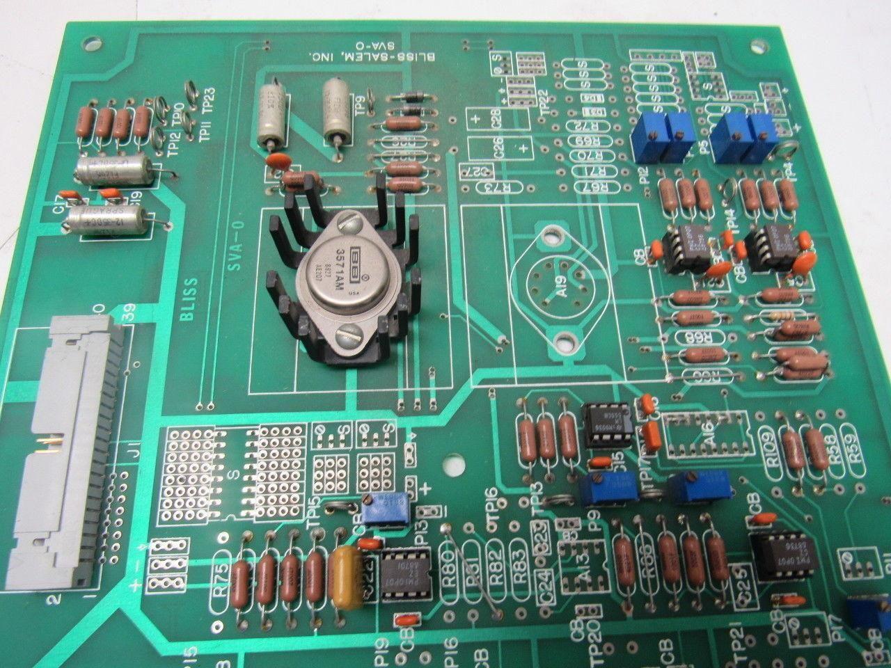 Bliss-Salem SVA-O Computer Printed Circuit Board Card Repaired