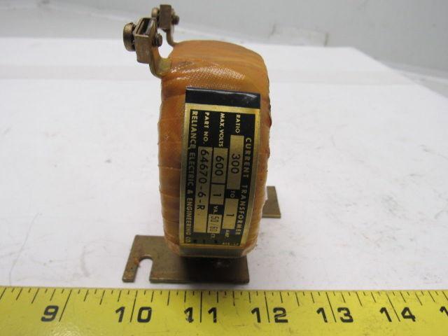 RELIANCE ELECTRIC 64670-6R 300:1 Current Transformer NIB Lot of 3