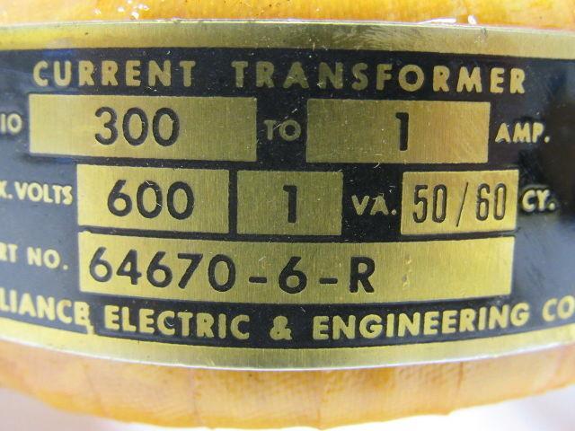 RELIANCE ELECTRIC 64670-6R 300:1 Current Transformer NIB Lot of 3