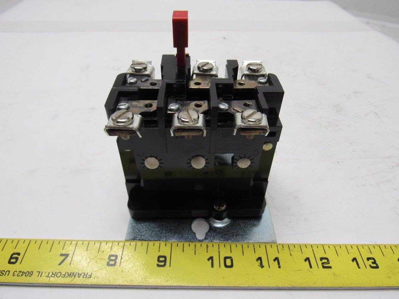 RELIANCE 704263-R AN13P J Thermal Overload Relay 3 Pole NEMA 1 Non Compensated