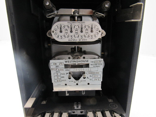 Westinghouse CB2F Switchboard Watt Hour Meter Polyphase 5A 120V *NEW Old Stock*