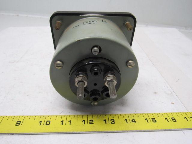 EIL Instruments Type DB-40 G.E. Panel Mount Tach Voltemeter 0-1500 RPM