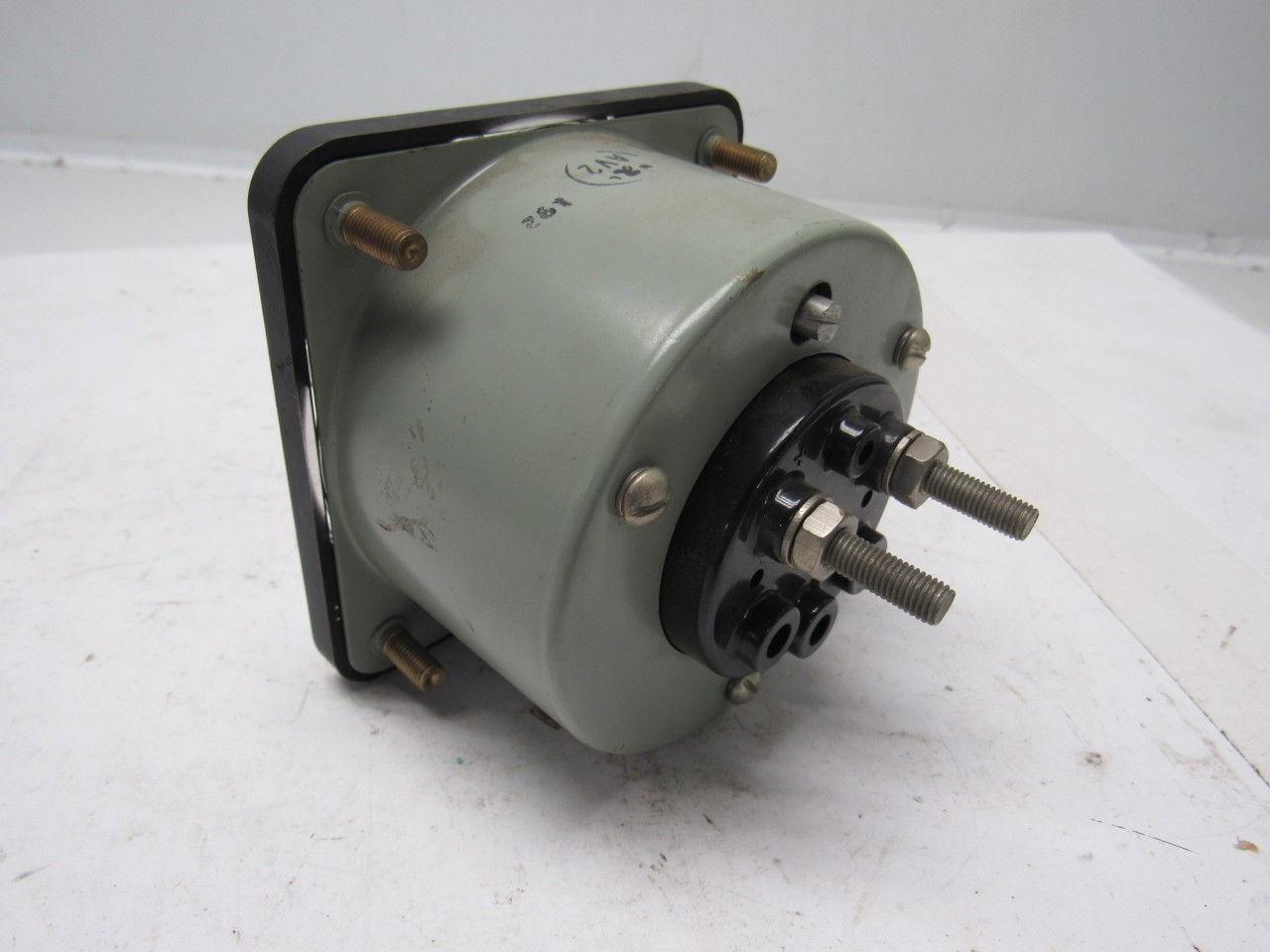 EIL Instruments Type DB-40 G.E. Panel Mount Tach Voltemeter 0-1500 RPM