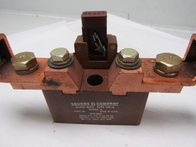 Square D 9065 GO-1L Series A Thermal Overload Relay Open Type Melting Alloy