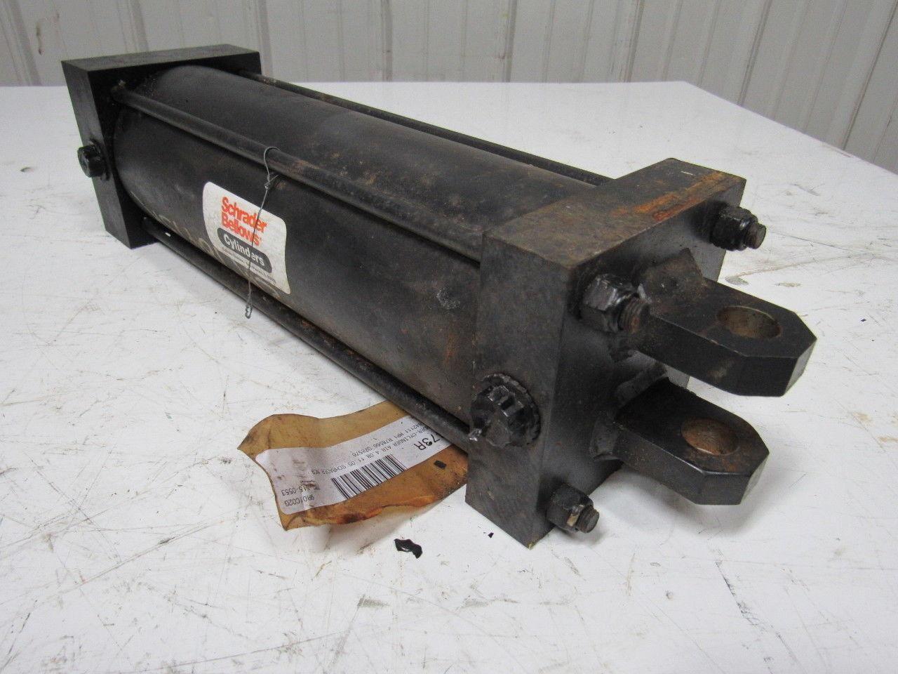 Schrader Bellows FAE118421 Pneumatic Air Tie Rod Cylinder 4" Bore 11" Stroke