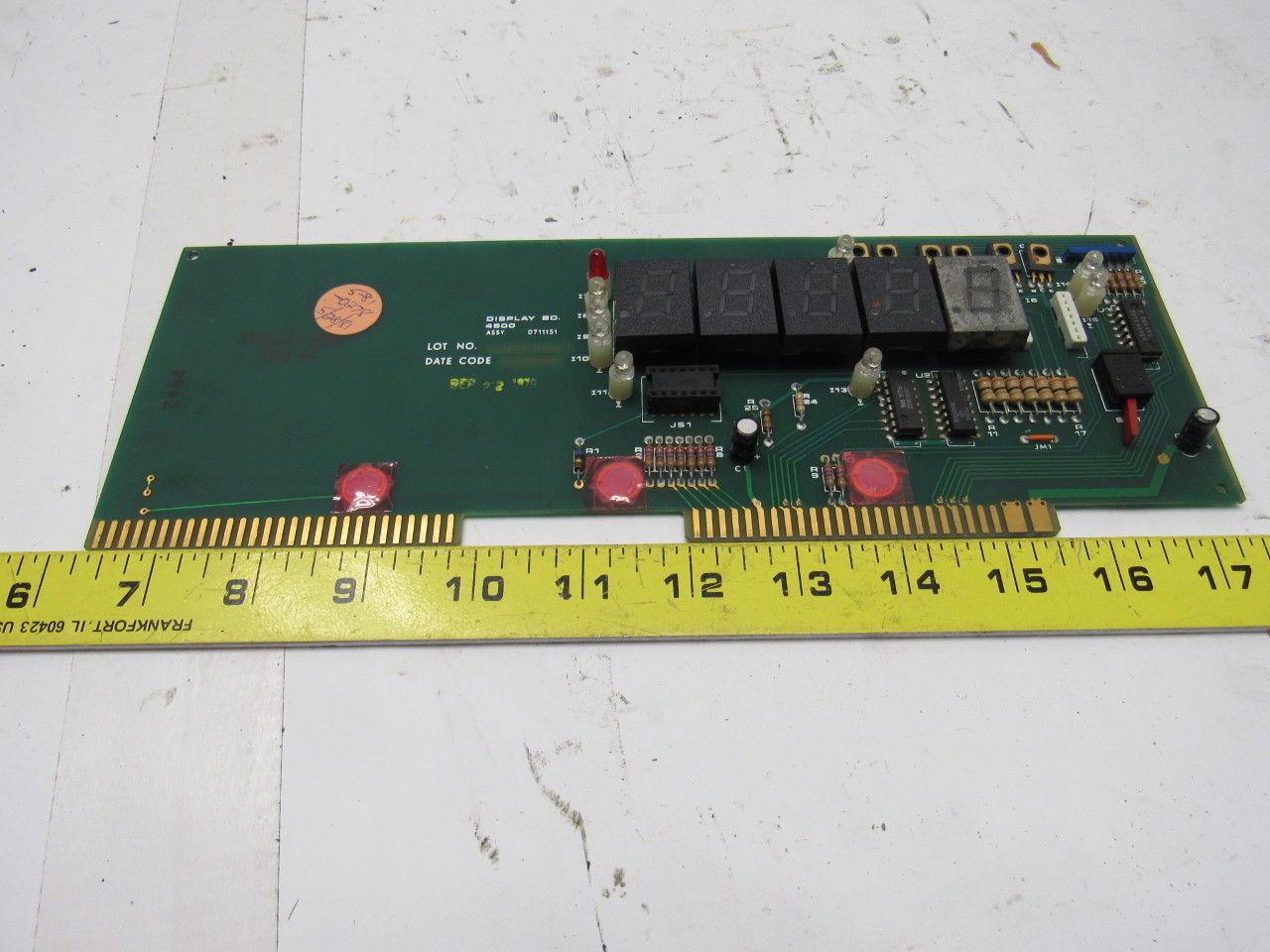 Streeter Amet 0711151 6065011 Rev F LED Display Board 4500 Circuit Board Card