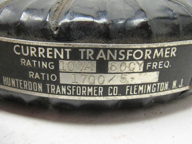 Hunterdon Current Transformer 10VA Ratio 1700/5 60Hz