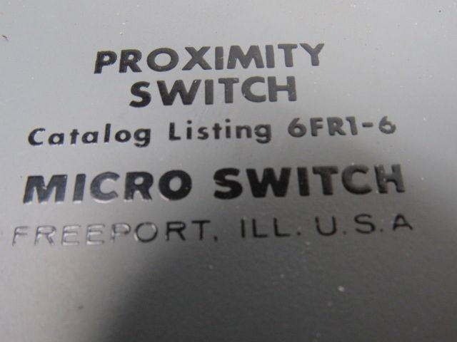 Honeywell 6FR1-6 One-Piece Ferromagnetic Actuated Reed Proximity Switch