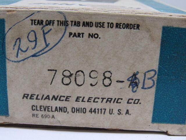 Reliance 78098-B Relay Coil 208-230 60Hz 220V 50Hz