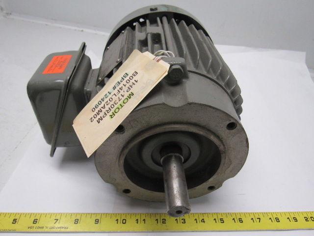 Toshiba B0014FLC2AM02 1 HP 1730 RPM 3 PH 230/460V Electric Motor