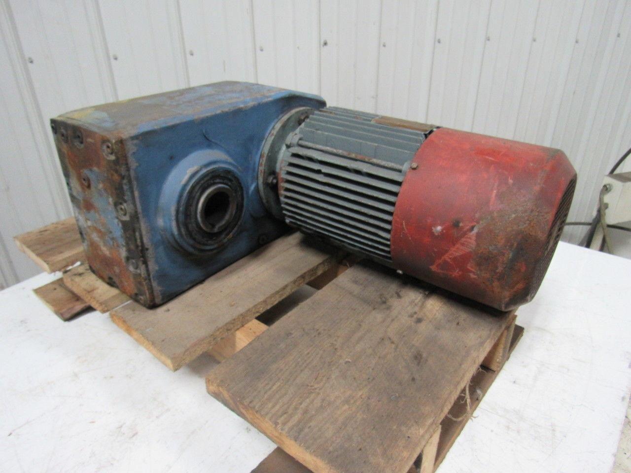SEW-EURODRIVE FA70DV112M8/2BMHR Parallel Shaft Helical Gear Box 84.59:1 Ratio