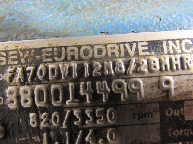 SEW-EURODRIVE FA70DV112M8/2BMHR Parallel Shaft Helical Gear Box 84.59:1 Ratio