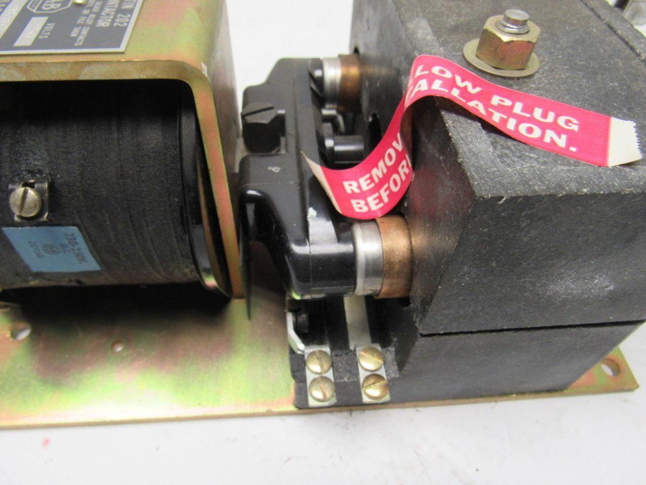 A-B Allen Bradley 987857 Bulletin 202 DC Contactor Size 2 45A 250 VDC