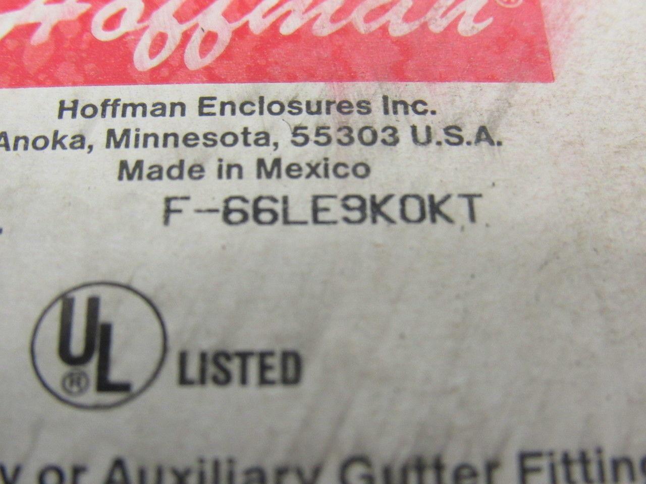 Hoffman F-66LE9K0KT 120332120332 90° Elbow W/Gaskets Auxiliary Gutter Fitti