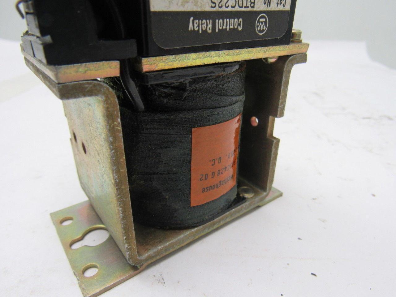 Westinghouse BTDC22S 276A021G02 Machine Tool Relay 300 V 10A 120 VDC Coil