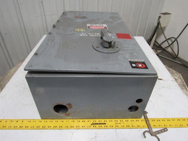 Cutler Hammer AC Magnetic Motor Controller Starter Combination 100Hp 200A 600V