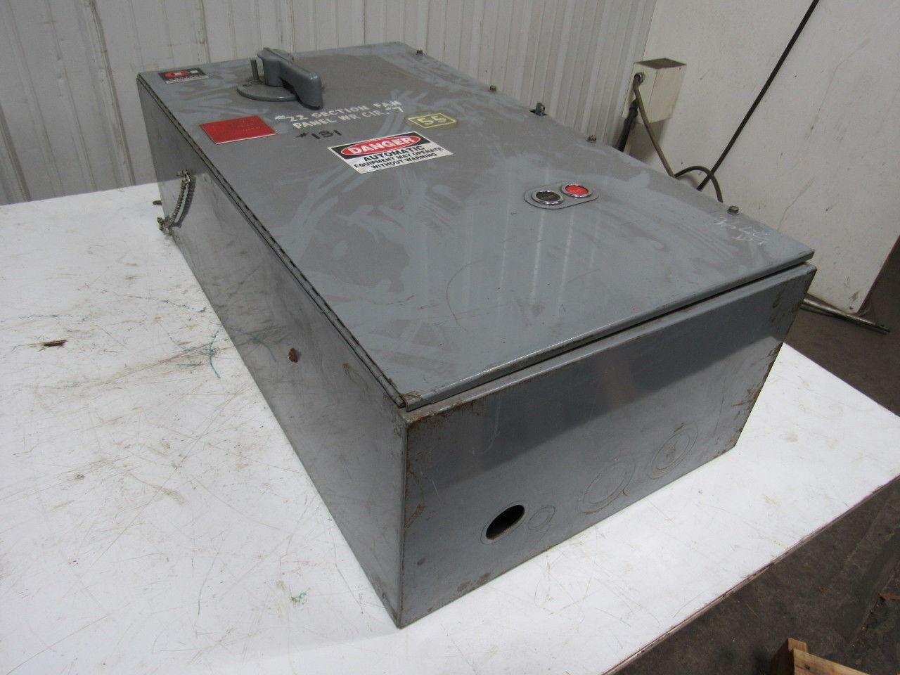 Cutler Hammer AC Magnetic Motor Controller Starter Combination 100Hp 200A 600V