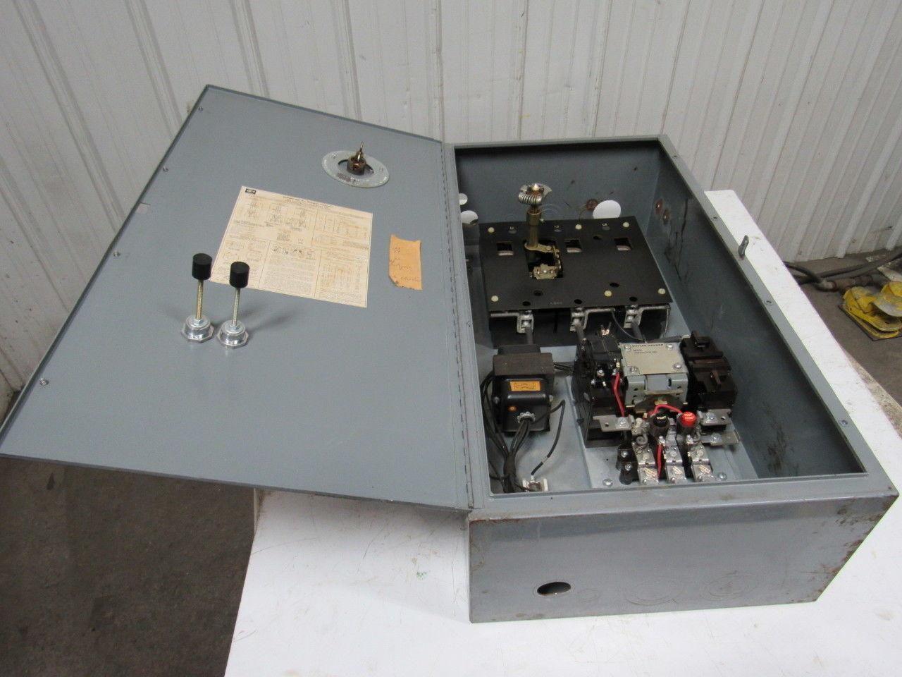 Cutler Hammer AC Magnetic Motor Controller Starter Combination 100Hp 200A 600V
