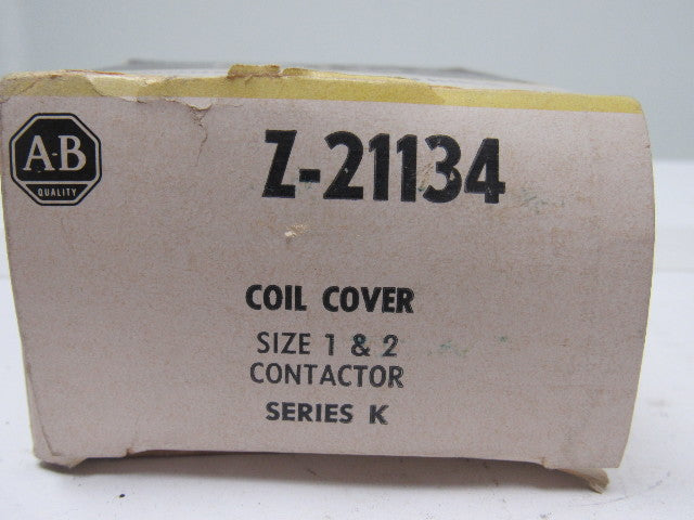A-B Allen Bradley Z-21134 Series K Size 1-2 Contactor Coil Cover