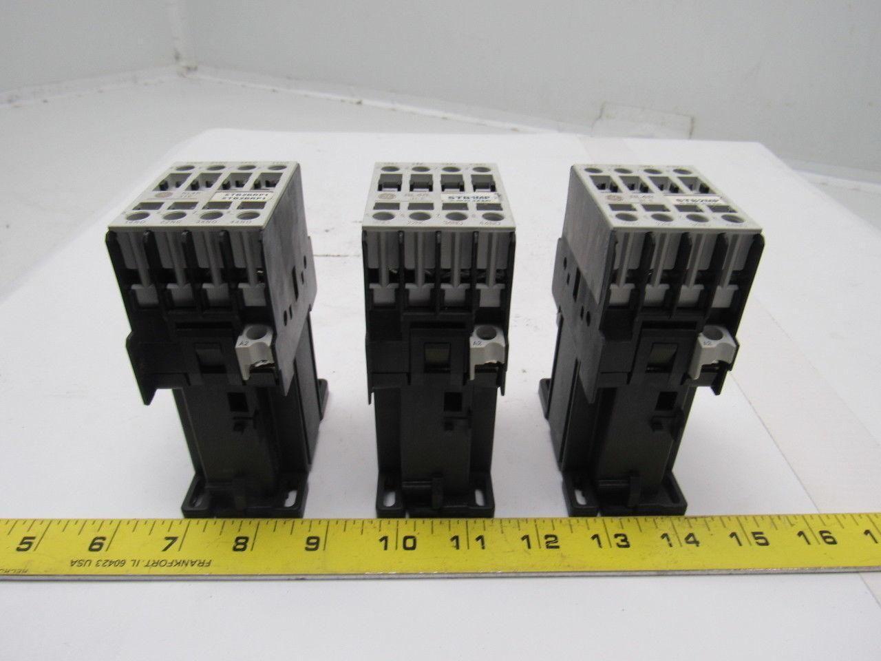 GE General Electric RL4RD031T Mod 1 24 VDC Coil Control Relay Contactor Lot of 3