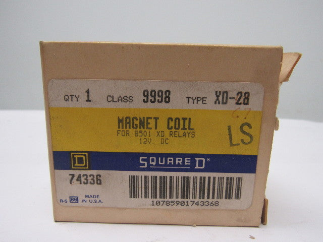 Square D 9998 Type XD-28 120V Magnetic Coil For m8501 XD Relays