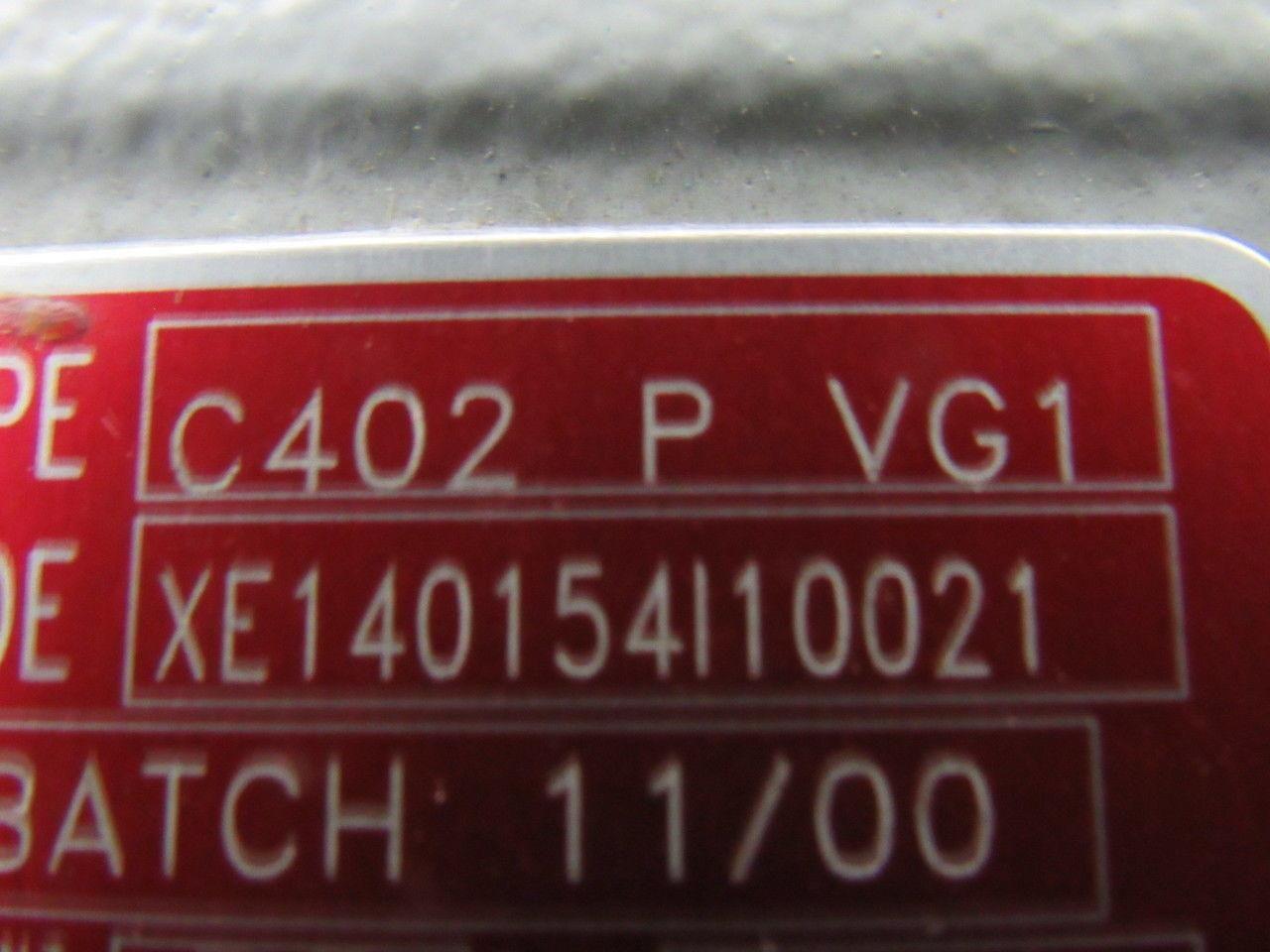 Bonfiglioli C402 P VG1 Gear Speed Reducer 31.4:1 Ratio W/Mechanical Variator