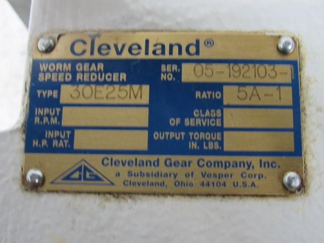 Cleveland 30E25M Worm Gear Speed Reducer 5A-1 Ratio